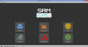 Installation and Landing Page of the SRM Ergometer Software.png